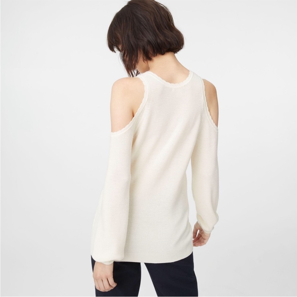 CLUB MONACO/ cashmere cold-shoulder sweater XS